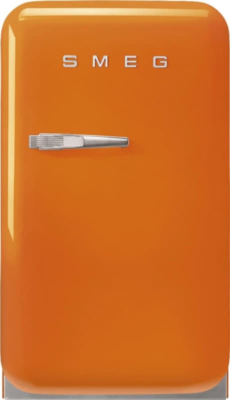 Smeg Right Hand Hinge Mini Bar FAB5ROR5 72cm Fridge - Orange - D Rated, Orange