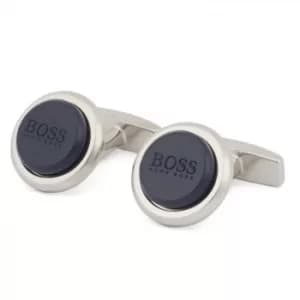 Hugo Boss Malvin Enamel Round Cufflinks
