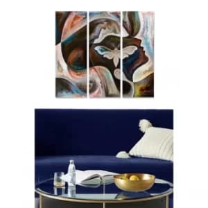 MDF1327587746 Multicolor Decorative MDF Painting (3 Pieces)