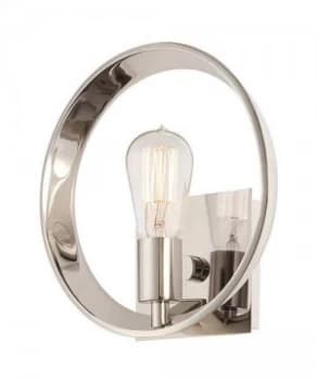 1 Light Indoor Wall Light Imperial Silver, E27