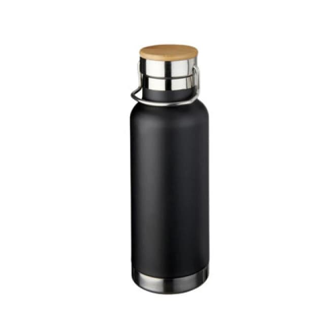 Avenue Avenue Thor Copper Vacuum Insulated Sport Bottle in Black One Size Unisex 5059444251764