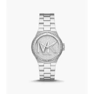 Michael Kors Womens Lennox Three-Hand Stainless Steel Watch - Silver