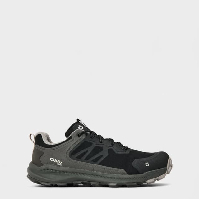 Oboz Womens Katabatic Low Non-Waterproof Hiking Shoes Black Sea female 6 (39)