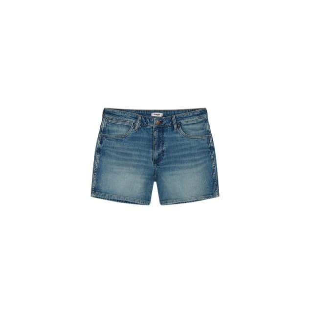 Wrangler Womens shorts Wrangler Boyfriend Shoreline Bleu Female 25