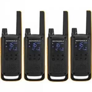 Motorola T82 Extreme 2-Way Walkie Talkie - Quad Pack