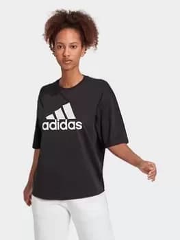 adidas Future Icons Badge of Sport T-Shirt, Green Size XL Women