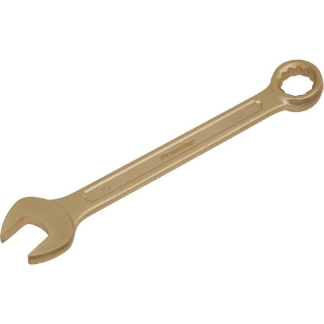 Loops 19mm Non-Sparking Combination Spanner - Open-End & 12-Point WallDrive Ring Multi
