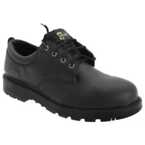 Grafters Mens Contractor 4 Eye Safety Shoes (10 UK) (Black)