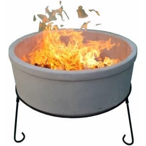 Gardeco Jumbo Atlas AFC Fire Bowl - Natural Clay