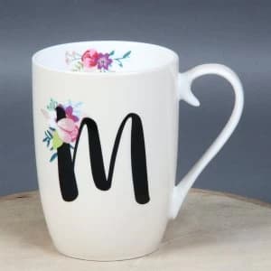 Vintage Boutique Ceramic M Mug