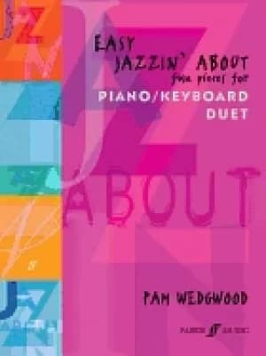 easy jazzin about fun pieces for piano keyboard duet