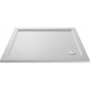 Slip Resistant Rectangular Shower Tray 1000mm x 900mm - White - Hudson Reed
