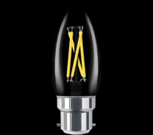 Philips Master Glass 2.5-25W Dimtone LED Candle B22 Very Warm White - 929003071202