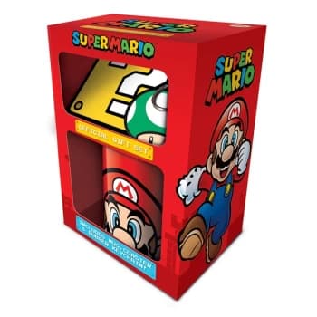 Super Mario - Mario Mug, Coaster and Keychain Set