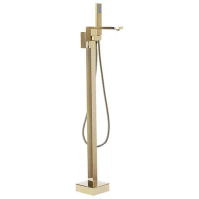 Beliani Freestanding Bathtub Faucet Della Gold