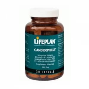 Lifeplan Candidophilus Gluten Free Equilibrium of the Intestinal Flora 30 Capsules