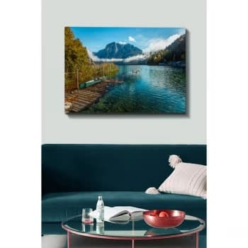 Kanvas Tablo (70 x 100) - 195 Multicolor Decorative Canvas Painting