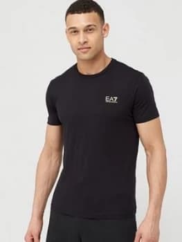 Emporio Armani EA7 Core ID Logo T-Shirt Black Size 2XL Men