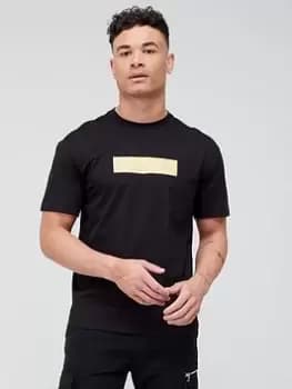 Calvin Klein Elementa Photo Print T-Shirt, Black Size M Men