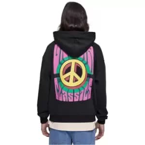 Urban Classics Big Peace Hoody, Black, Male, Hoodies, TB6266-black
