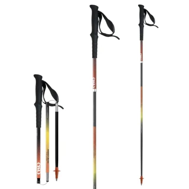 Trail stick TSL Trail Carbon 4 Ultra Mid (x2) Orange Unisex 115 cm