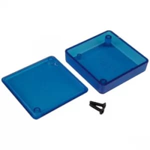 Hammond 1551STBU Miniature Plastic Enclosure 50 x 50 x 15 Transpar...