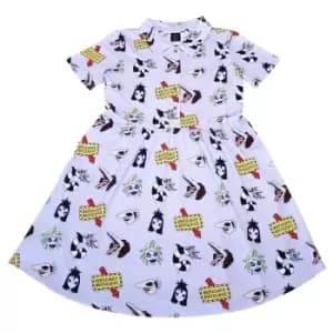 Cakeworthy Beetlejuice Button Up Dress - L