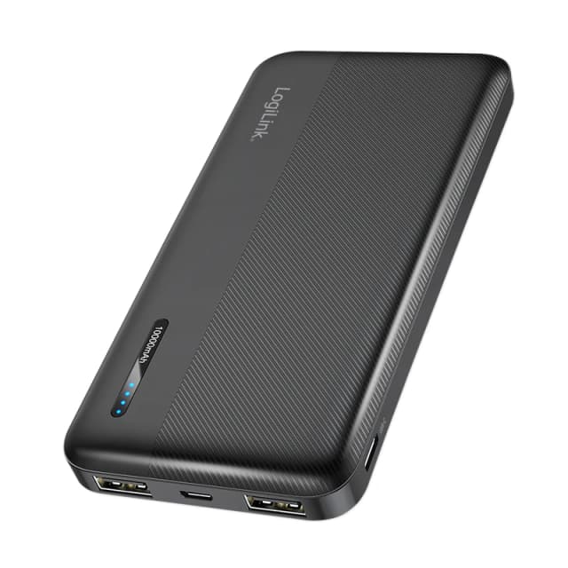 LogiLink PA0338RF power bank 10000 mAh Black