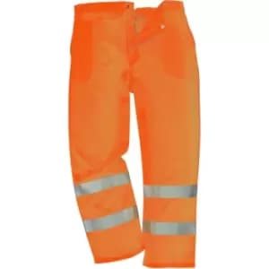 Yoko Unisex Work Hi-Vis Trousers (30/L UK) (Orange) - Orange