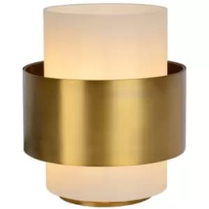 Lucide FIRMIN - Table Lamp - Ø20cm - 1xE27 - Matt Gold, Brass