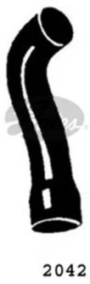 Curved Radiator Hose 230mm X 40 Gates 2042