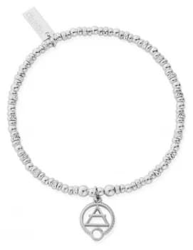 ChloBo Sparkle Disc Air Bracelet Sterling Silver SBSD3108 Jewellery