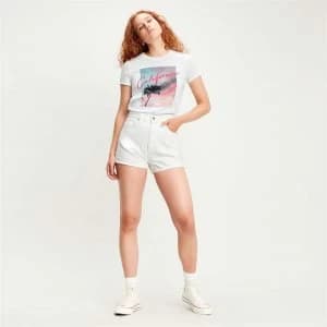 Levis California Print T-Shirt - White