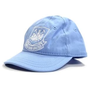 West Ham Classic Crest Toddlers Baseball Cap Sky Blue