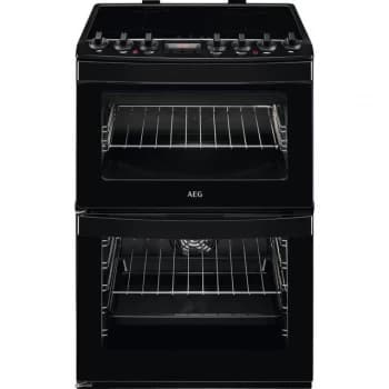 AEG CIB6742ACB Double Oven Induction Hob Electric Cooker