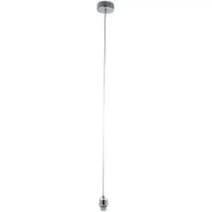 Endon Cable Set - Ceiling Pendant Light Chrome, E27