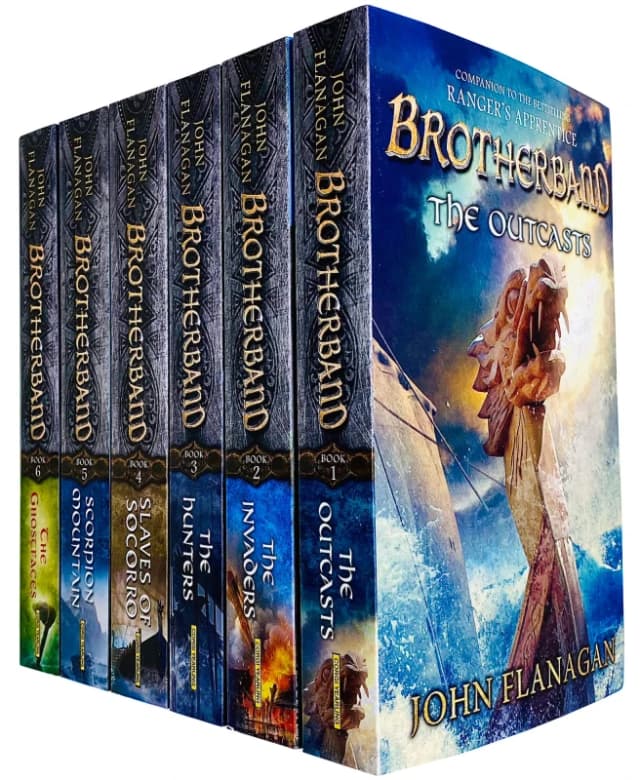 Brotherband Chronicles Six Book Collection John Flanagan For Young Readers Adventure Series John Flanagan Books