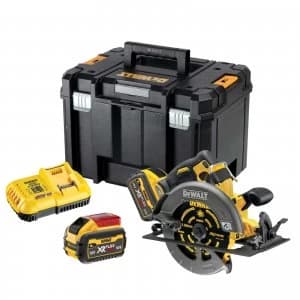 DEWALT DCS578 54v XR Cordless FLEXVOLT High Power Circular Saw 190mm 2 x 9ah Li-ion Charger Case