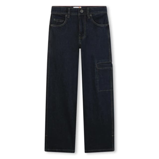 Timberland Kids Straight Leg Jeans Denim Blue male 4 Years