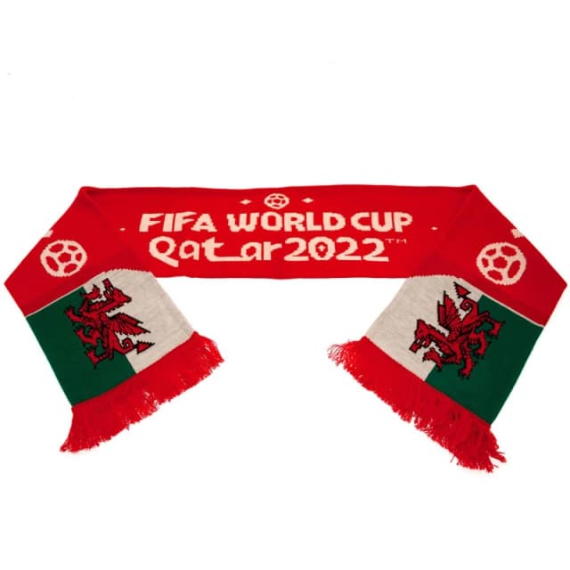 FIFA Womens World Cup Wales Scarf in Dark Red Dark Red Female One Size