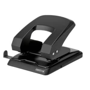 Rapid Metal Hole Punch 40 Sheets Black