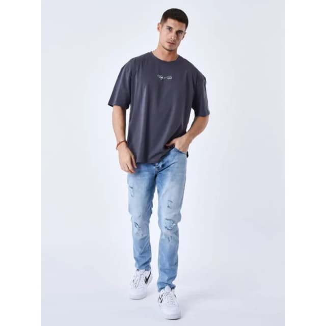 Project X Paris Embroidered logo T-Shirt Project X Paris Gris Male XS T231014_DG2W