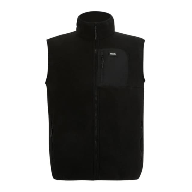 Regatta Professional Mens Frankie Fleece Gilet in Black Size: Small Black Male S