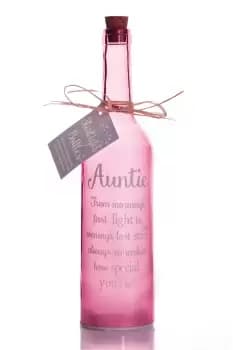 Auntie Starlight Bottle - Pink - Glass