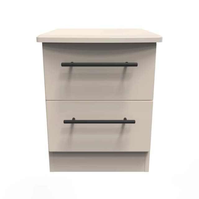 Howard 2 Drawer Bedside Cabinet In Kashmir Matt (Ready Assembled)