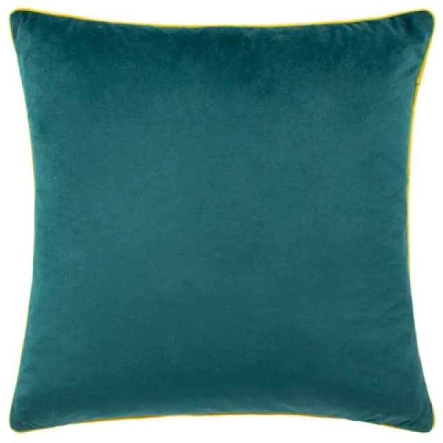 Furn Furn Meridian Velvet Cushion in Mid Navy Size: 45cm x 45cm Mid Navy 45cm x 45cm Unisex 5025532353733