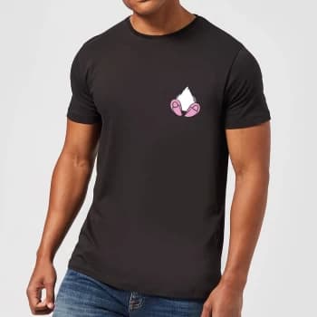 Disney Daisy Duck Backside Mens T-Shirt - Black - 3XL - Black