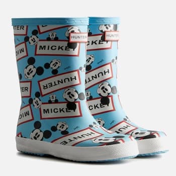 Hunter X Disney Original Kid's First Classic Disney Wellington Boots - Borealis Blue - UK 11 Kids