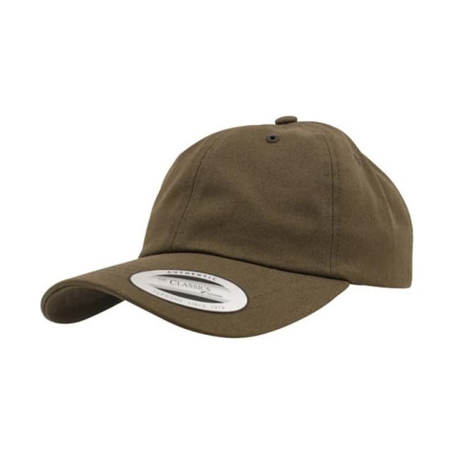 Yupoong Flexfit 6-panel Baseball Cap With Buckle in Dark Brown Dark Brown Unisex One Size