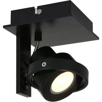 Sienna Lighting - Sienna Quatro Single Spotlight Black Matt
